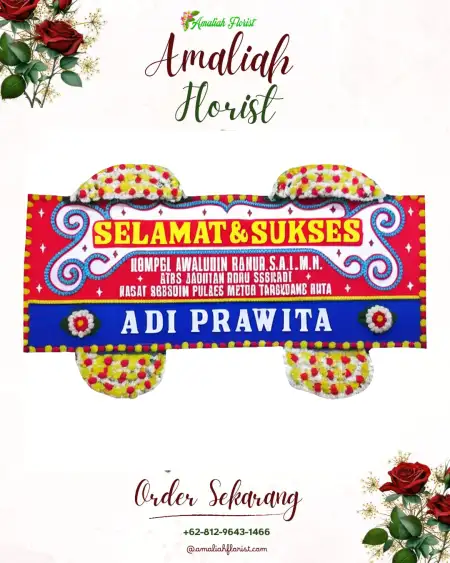 Papan Bunga Ucapan Selamat Madugondo